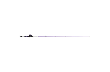 Image of Zebco Roam Baitcast Reel and Rod Combo, 6ft 6in 2-PC Fiberglass Pole w/ Split-Grip MaxTac Handle, Lightweight Graphite Frame, RH Retrieve, Purple, ROAMPR100662MH.NS3