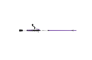 Image of Zebco Roam Spinning Reel and Rod Combo, 6ft 6in 2-PC Fiberglass Pole, Split ComfortGrip Handle, Soft-Touch Handle Knob, SZ 30 Reel, Purple, ROAMPR30662M.NS3