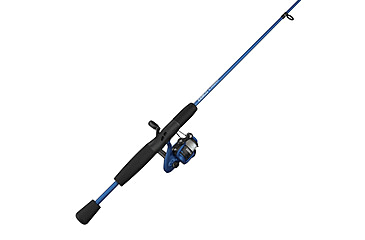 Image of Zebco Slingshot Spinning Reel and Rod Combo, 5ft 6in 2-PC Pole, SZ 20 Reel, Changeable Righ/Left Retrieve, Pre-Spooled w/ 8lb Zebco Cajun Line, Blue, SLSPBL562MLA.NS4