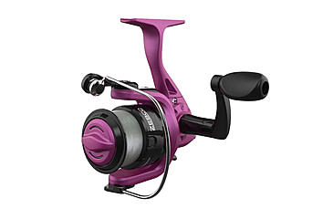Image of Zebco Slingshot Spinning Reel and Rod Combo, 5ft 6in 2-PC Pole, SZ 20 Reel, Changeable Righ/Left Retrieve, Pre-Spooled w/ 8lb Zebco Cajun Line, Purple, SLSPPL562MLA.NS4