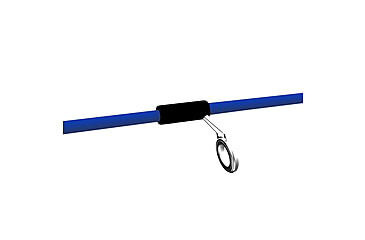 Image of Zebco Splash Spinning Reel and Rod Combo, 6ft 2-PC Fiberglass Rod, Medium-Light, Moderate, SZ 20 Reel, 5.2-1 Ratio, 2-Bearings, All Metal Gears, Z-Splash Blue, SPLZFB20602ML.NS4