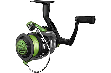 Image of Zebco Stinger Spinning Reel and Rod Combo, 6ft 2-PC Fiberglass Pole, EVA Rod Handle, SZ 20 Reel, Changeable Righ/Left Retrieve, Built-In Hook Keeper, Silver/Black, SSP20602MLA.NS3