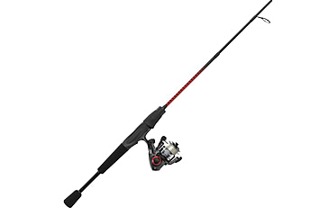Image of Zebco Verge Spinning Reel and Rod Combo, 5ft 2-PC Pole, SZ 05 Reel, Changeable Righ/Left Retrieve, Pre-Spooled w/ 4lb Zebco Line, Black, VERGE05502UL.NS3