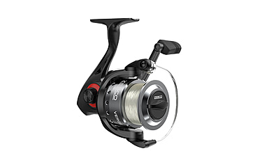 Image of Zebco Verge Spinning Reel and Rod Combo, 6ft 6in 2-PC Pole, SZ 30 Reel, Changeable Righ/Left Retrieve, Pre-Spooled w/ 10lb Zebco Line, Black, VERGE30662M.NS3