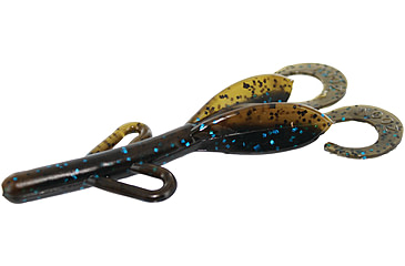 Image of Zoom Baby Brush Hog Creature Bait, 12 Pack, 4in, Georgia Craw, 042329X