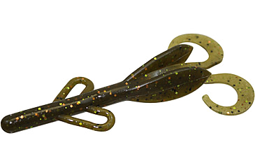 Image of Zoom Baby Brush Hog Creature Bait, 12 Pack, 4in, Yabby Mudbug, 042366X
