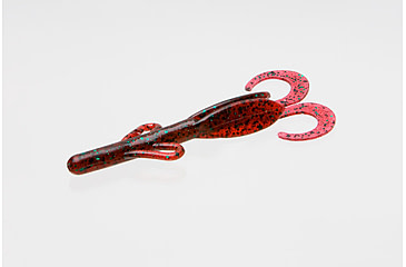Image of Zoom Baby Brush Hog Creature Bait, 12, 4in, Red Bug, 42021