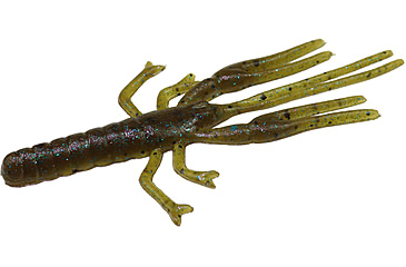 Image of Zoom Big Critter Craw, 10 Pack, 5in, Green Pumpkin Blue, 039239X