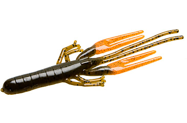 Image of Zoom Big Critter Craw, 10 Pack, 5in, Green Pumpkin/Orange, 039132X