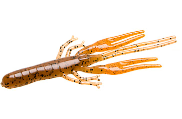 Image of Zoom Big Critter Craw, 10 Pack, 5in, Pumpkin/Orange, 39131