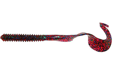 Image of Zoom Big Dead Ringer Worm, 10 Pack, 8in, Plum Apple, 021113X