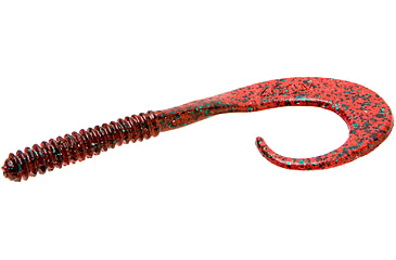 Image of Zoom Big Dead Ringer Worm, 10 Pack, 8in, Red Bug, 021021X