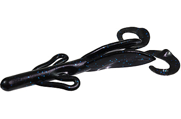 Image of Zoom Brush Hog Creature Bait, 8 Pack, 6in, Black/Blue, 022072X