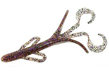 Image of Zoom Brush Hog Creature Bait, 8 Pack, 6in, Cotton Candy, 022023X