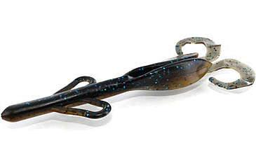 Image of Zoom Brush Hog Creature Bait, 8 Pack, 6in, Georgia Craw, 022329X