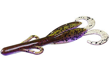 Image of Zoom Brush Hog Creature Bait, 8 Pack, 6in, Huckleberry, 022407X