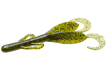 Image of Zoom Brush Hog Creature Bait, 8 Pack, 6in, Mardi Gras, 022259X