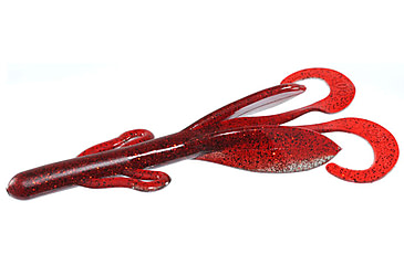 Image of Zoom Brush Hog Creature Bait, 8 Pack, 6in, Spanish Craw, 022381X