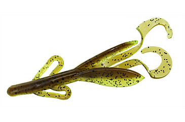 Image of Zoom Brush Hog Creature Bait, 8 Pack, 6in, Summer Craw, 022301X