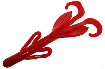 Image of Zoom Brush Hog Creature Bait, 8 Pack, 6in, Tomato No Seed, 022230X