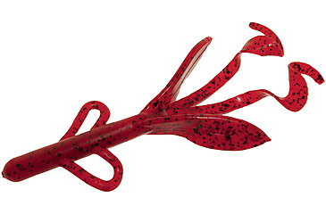 Image of Zoom Brush Hog Creature Bait, 8 Pack, 6in, Tomato Seed, 022084X