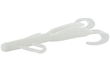 Image of Zoom Brush Hog Creature Bait, 8 Pack, 6in, White, 022040X