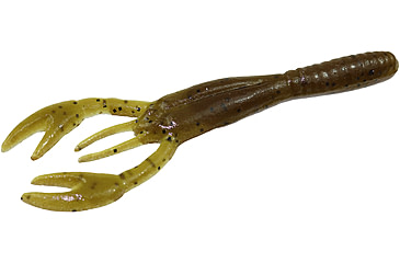 Image of Zoom Cross Craw Bait, 14 Pack, 4in, Green Pumpkin, 047025X