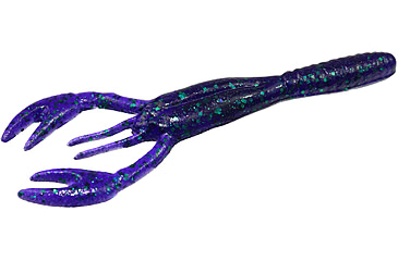 Image of Zoom Cross Craw Bait, 14 Pack, 4in, Junebug, 047005X