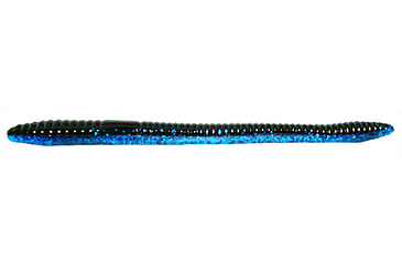 Image of Zoom Finesse Worm, 20 Pack, 4.5in, Black Sapphire, 004100X