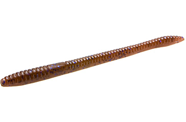 Image of Zoom Finesse Worm, 20 Pack, 4.5in, Cinnamon Purple, 004226X