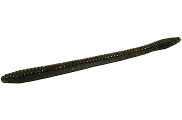 Image of Zoom Finesse Worm, 20 Pack, 4.5in, Green Pumpkin Candy, 004272X