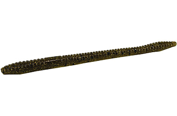 Image of Zoom Finesse Worm, 20 Pack, 4.5in, Green Pumpkin Gold, 004303X