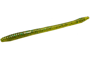 Image of Zoom Finesse Worm, 20 Pack, 4.5in, Kudzu, 004102X
