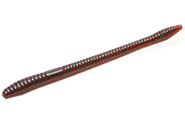 Image of Zoom Finesse Worm, 20 Pack, 4.5in, Scuppernong Green, 004316X