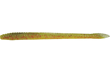 Image of Zoom Finesse Worm, 20 Pack, 4.5in, Smoke Mustard Red, 004159X
