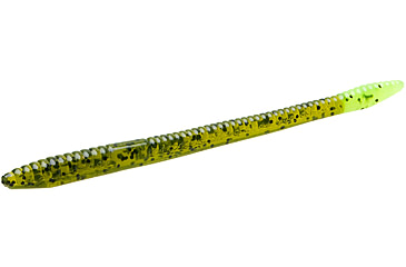 Image of Zoom Finesse Worm, 20 Pack, 4.5in, Watermelon/Chart, 4051