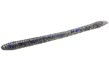 Image of Zoom Finesse Worm, 20, 0.5in, Smoke-Purple, 004010-SP