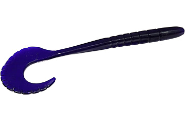 Image of Zoom G-Tail Worm, 6in, Black Grape, 086161X