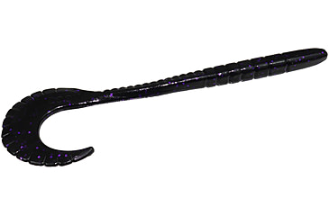 Image of Zoom G-Tail Worm, 6in, Blackberry, 086229X