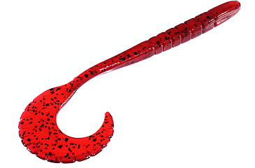 Image of Zoom G-Tail Worm, 6in, Cherry Seed, 086018X