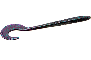 Image of Zoom G-Tail Worm, 6in, Junebug, 086005X