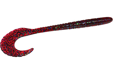 Image of Zoom G-Tail Worm, 6in, Plum Apple, 086113X