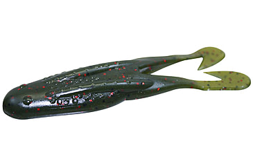 Image of Zoom Horny Topwater Toad, 5 Pack, 4.25in, Avocado, 083147X