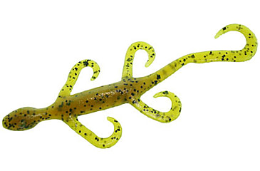 Image of Zoom Lizard, 10 Pack, 5in, Chartreuse Pumpkin, 031012X
