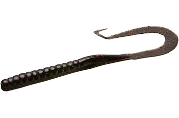 Image of Zoom Mag II Large Worm, 20 Pack, 9in, Black Red Glitter, 009001X