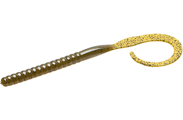 Image of Zoom Mag Ol Monster Magnum Worm, 5 Pack, 12in, Green Pumpkin, 118025