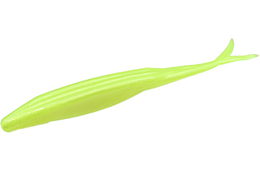 Image of Zoom Mag Super Fluke Baitfish Imitator, 5 Pack, 7in, Chartreuse Pearl, 112046X