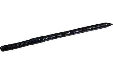 Image of Zoom Mag Swamp Crawler Bulky Finesse Worm, 15 Pack, 6.5in, Black/Blue, 124072X