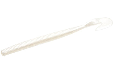 Image of Zoom Mag U-V Speed Worm, 8 Pack, 7in, White Pearl, 113045X