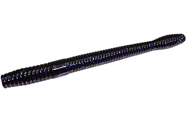 Image of Zoom Magnum Finesse Worm, 10 Pack, 5in, Blue Fleck, 114292X